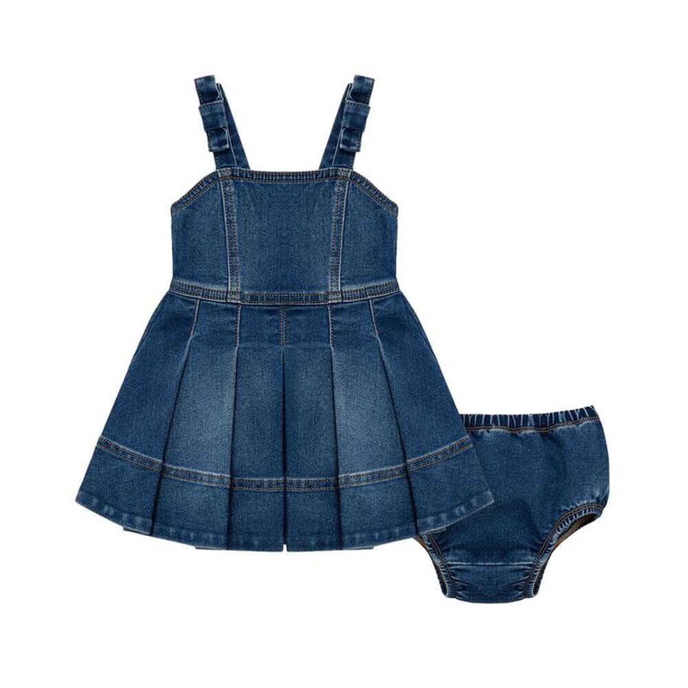 Habitual A-Line Denim Dress